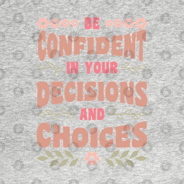 Be confidence. Boho lettering motivation quote by Ardhsells